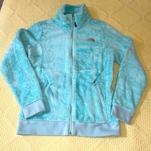 The North Face Fleece Jacket in Mint Blue. Small Beautiful bright color!